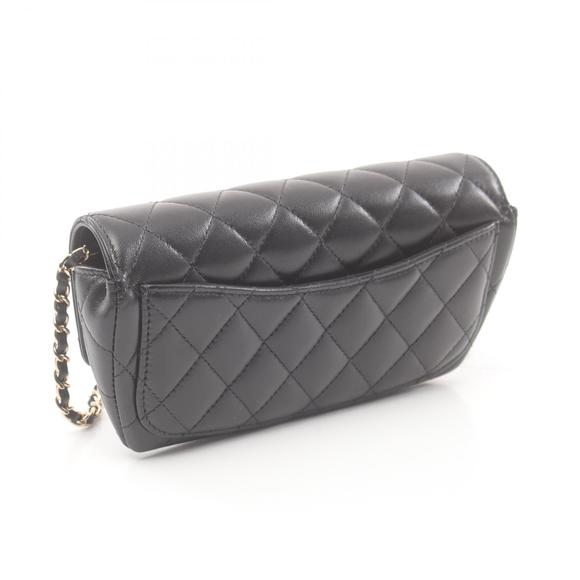 Chanel Matelasse Shoulder Bag Lambskin Black - Picture 2 of 6